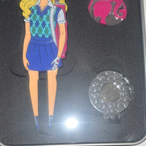 🆕- 1992 Golfing Barbie Collectable  By-Putt  Buddies Golf Set - Pink and Blue - Picture 4 of 9